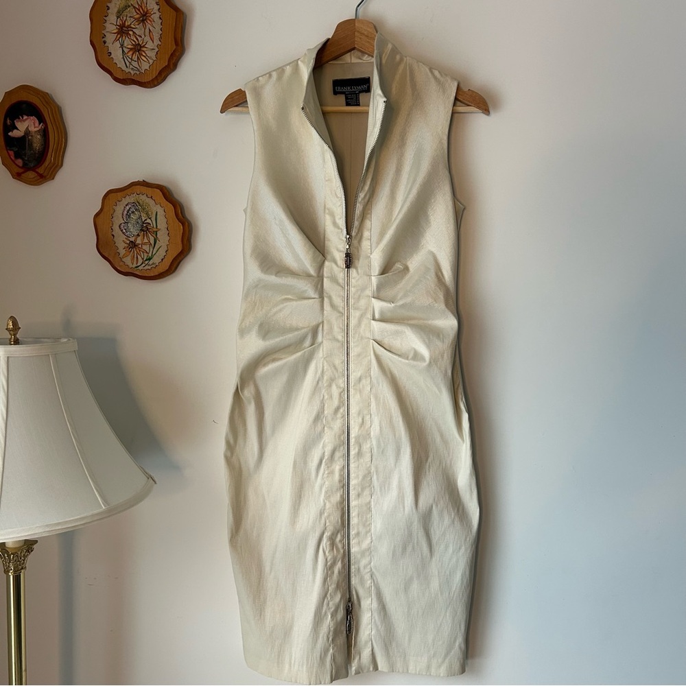 Frank Lyman Design Cream Mini Dress